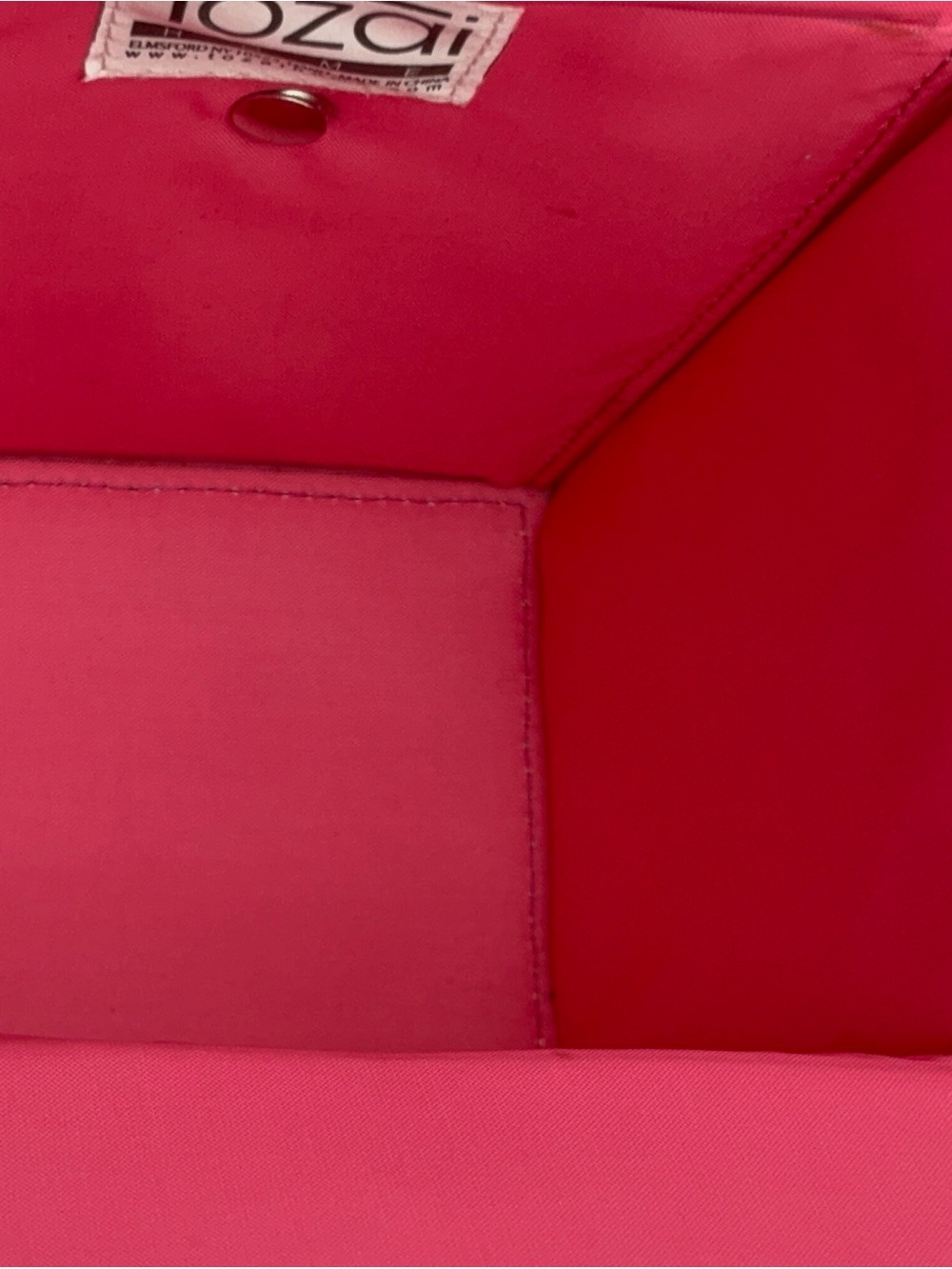 Vintage Tozai Hot Pink Satin Bamboo-Handle Chinese Take-Out Evening Bag - Picture 9 of 16